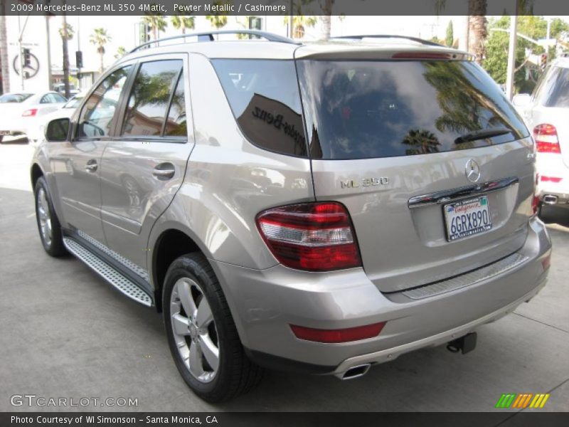 Pewter Metallic / Cashmere 2009 Mercedes-Benz ML 350 4Matic
