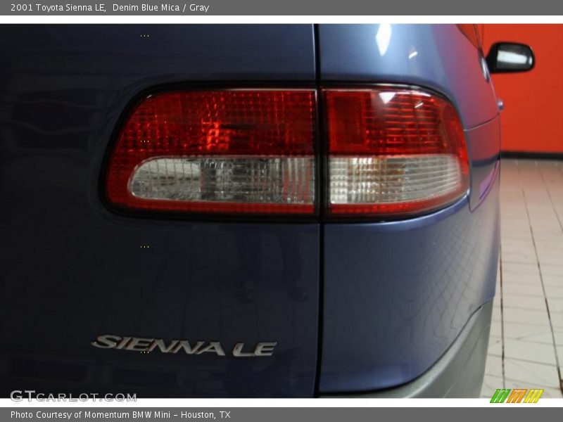 Denim Blue Mica / Gray 2001 Toyota Sienna LE