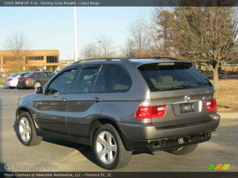 Sterling Grey Metallic / Sand Beige 2005 BMW X5 4.4i