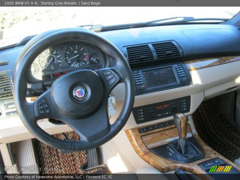 Sterling Grey Metallic / Sand Beige 2005 BMW X5 4.4i