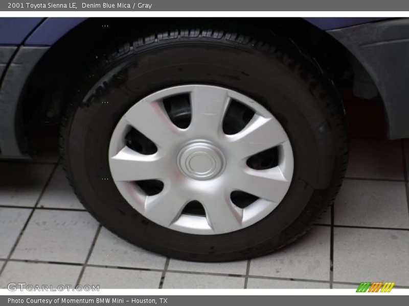 Denim Blue Mica / Gray 2001 Toyota Sienna LE
