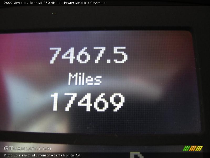 Pewter Metallic / Cashmere 2009 Mercedes-Benz ML 350 4Matic