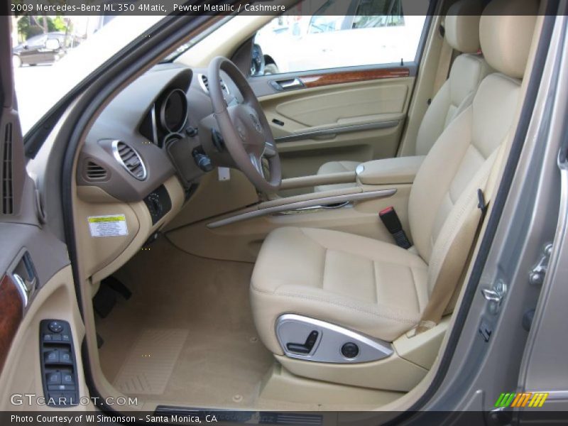 Pewter Metallic / Cashmere 2009 Mercedes-Benz ML 350 4Matic