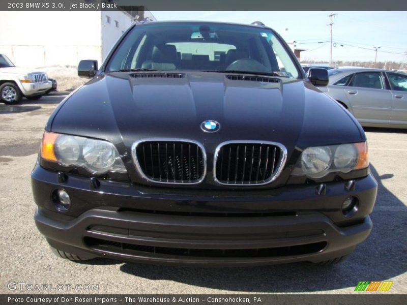 Jet Black / Black 2003 BMW X5 3.0i