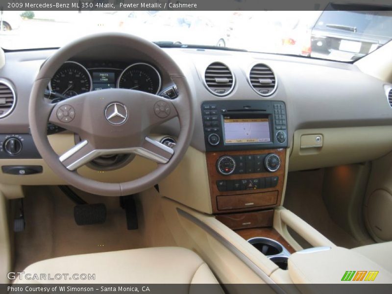 Pewter Metallic / Cashmere 2009 Mercedes-Benz ML 350 4Matic