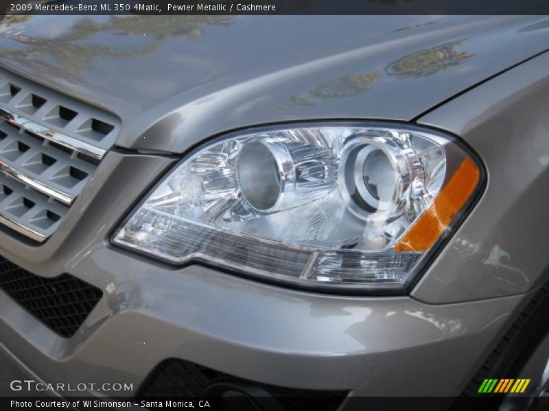 Pewter Metallic / Cashmere 2009 Mercedes-Benz ML 350 4Matic