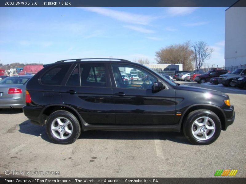Jet Black / Black 2003 BMW X5 3.0i
