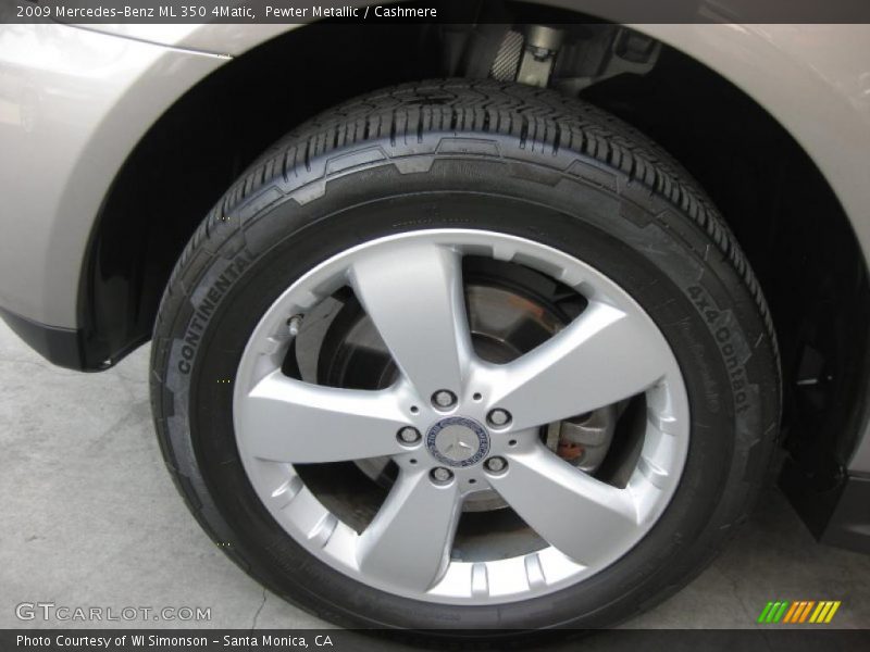 Pewter Metallic / Cashmere 2009 Mercedes-Benz ML 350 4Matic