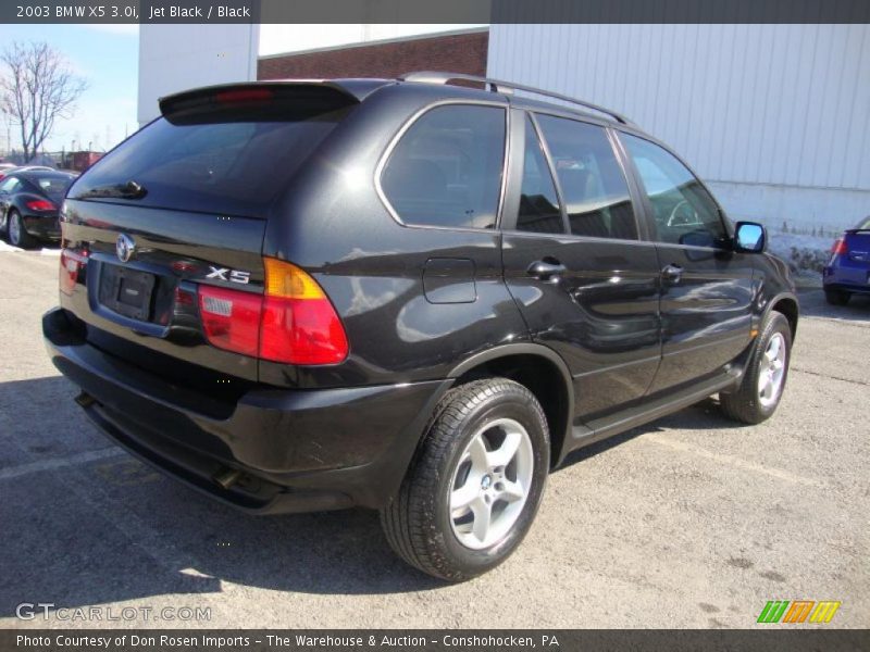Jet Black / Black 2003 BMW X5 3.0i