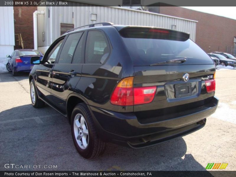 Jet Black / Black 2003 BMW X5 3.0i