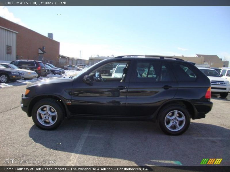 Jet Black / Black 2003 BMW X5 3.0i