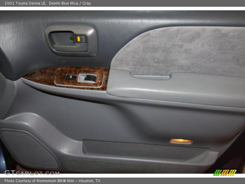 Denim Blue Mica / Gray 2001 Toyota Sienna LE
