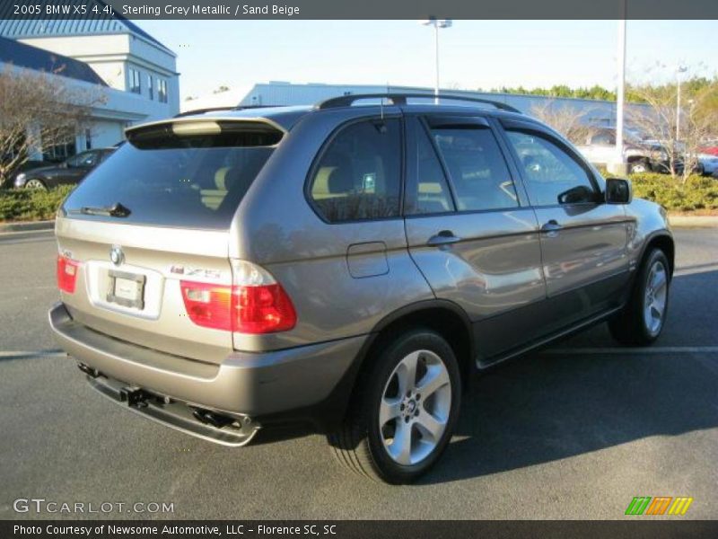 Sterling Grey Metallic / Sand Beige 2005 BMW X5 4.4i