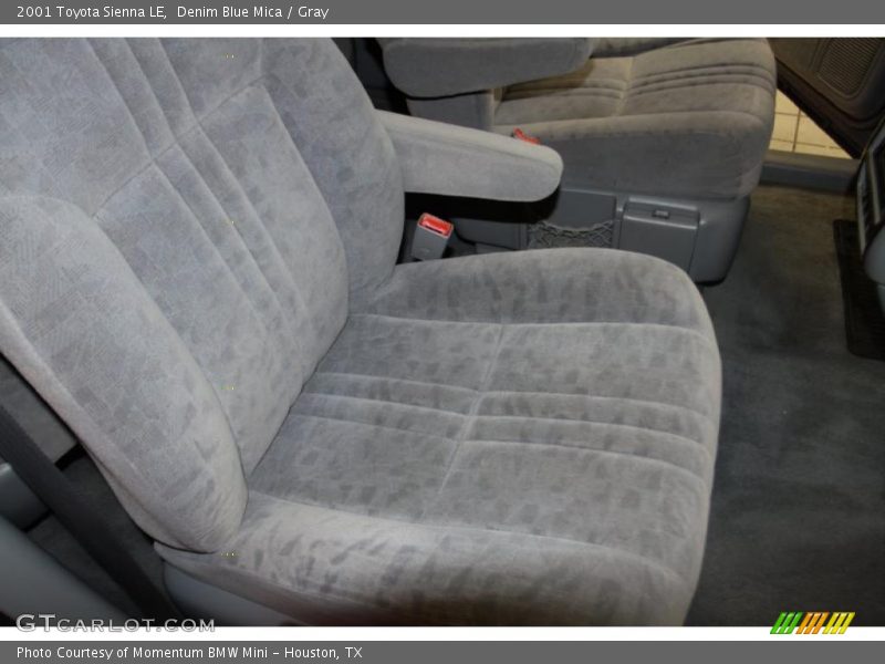 Denim Blue Mica / Gray 2001 Toyota Sienna LE