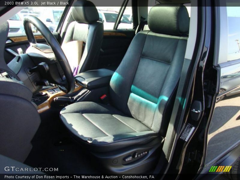 Jet Black / Black 2003 BMW X5 3.0i