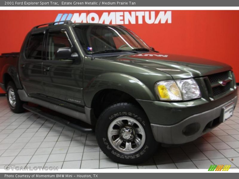 Estate Green Metallic / Medium Prairie Tan 2001 Ford Explorer Sport Trac