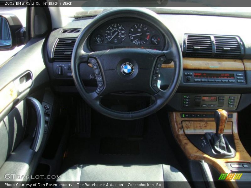 Jet Black / Black 2003 BMW X5 3.0i