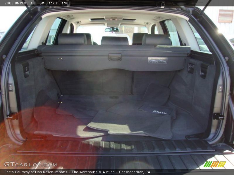 Jet Black / Black 2003 BMW X5 3.0i