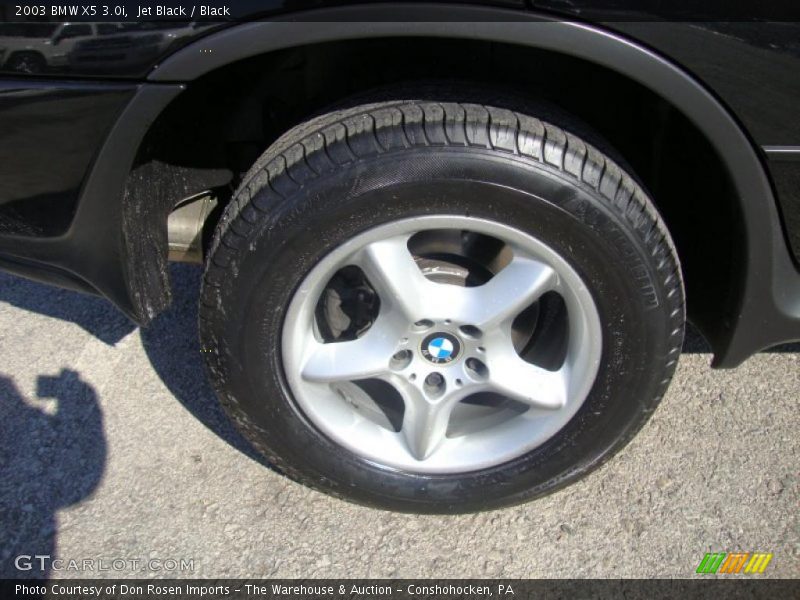 Jet Black / Black 2003 BMW X5 3.0i