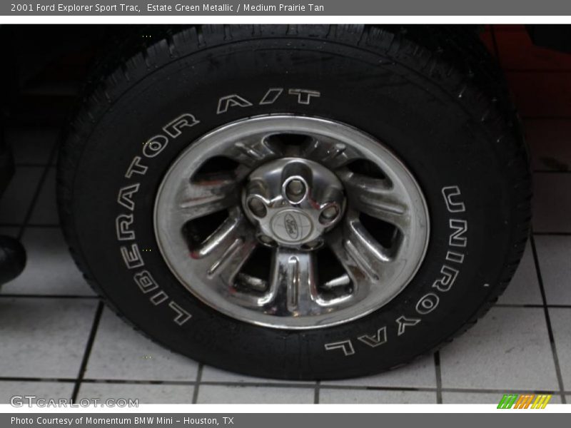 Estate Green Metallic / Medium Prairie Tan 2001 Ford Explorer Sport Trac
