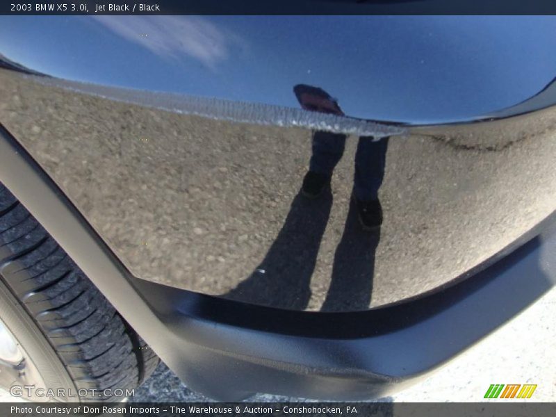 Jet Black / Black 2003 BMW X5 3.0i
