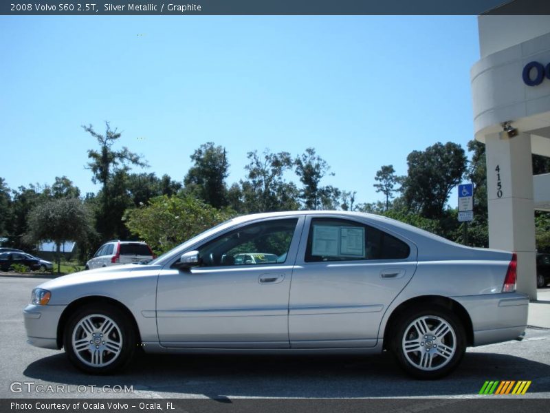 Silver Metallic / Graphite 2008 Volvo S60 2.5T