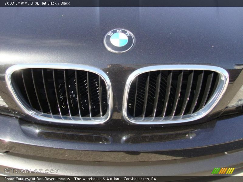 Jet Black / Black 2003 BMW X5 3.0i