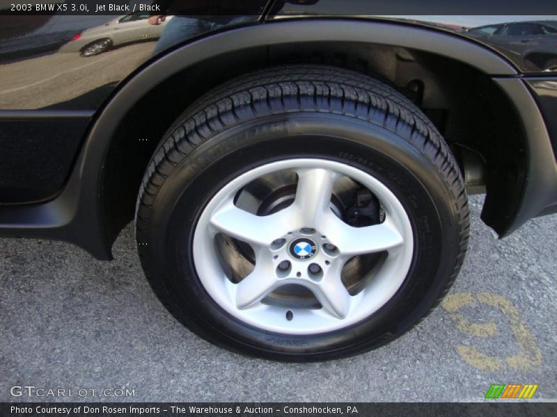 Jet Black / Black 2003 BMW X5 3.0i