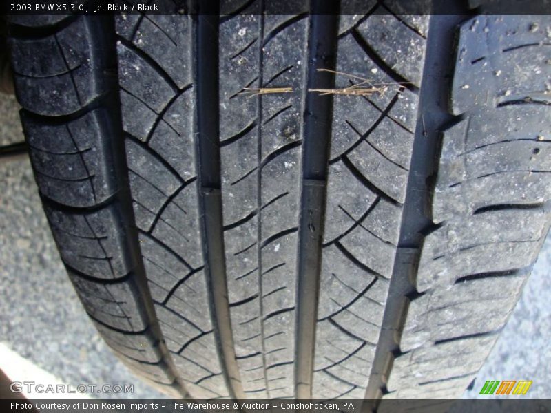 Jet Black / Black 2003 BMW X5 3.0i