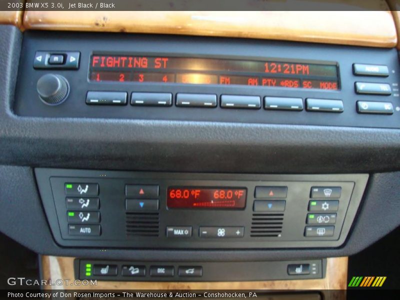Jet Black / Black 2003 BMW X5 3.0i