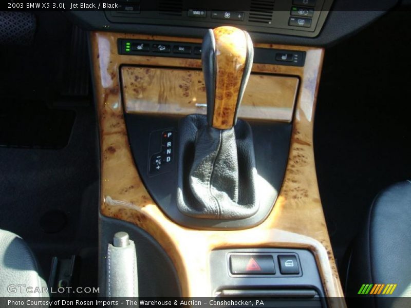 Jet Black / Black 2003 BMW X5 3.0i