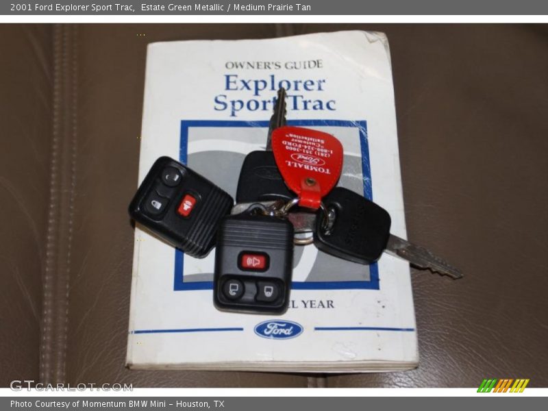 Estate Green Metallic / Medium Prairie Tan 2001 Ford Explorer Sport Trac