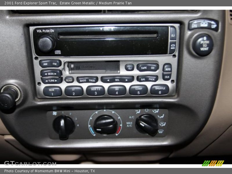 Controls of 2001 Explorer Sport Trac 