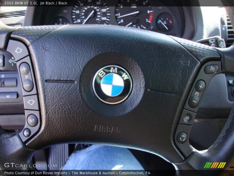 Jet Black / Black 2003 BMW X5 3.0i