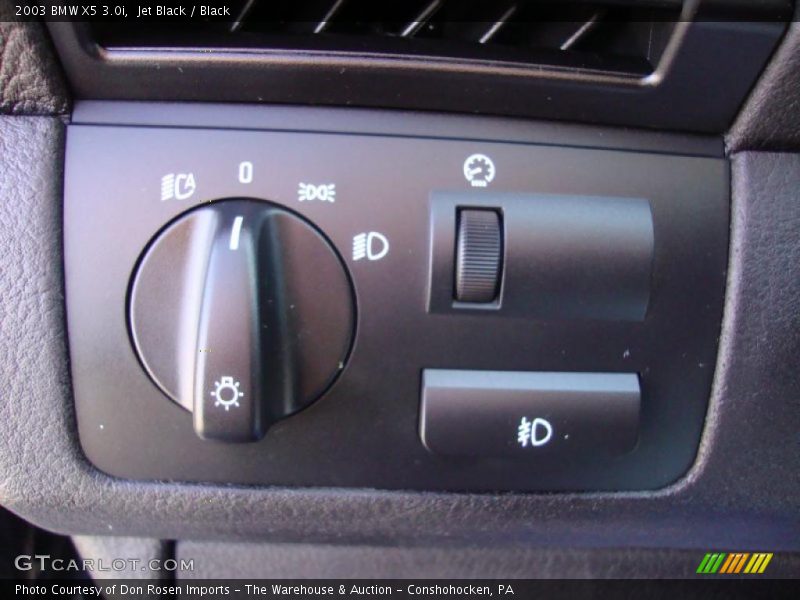 Jet Black / Black 2003 BMW X5 3.0i