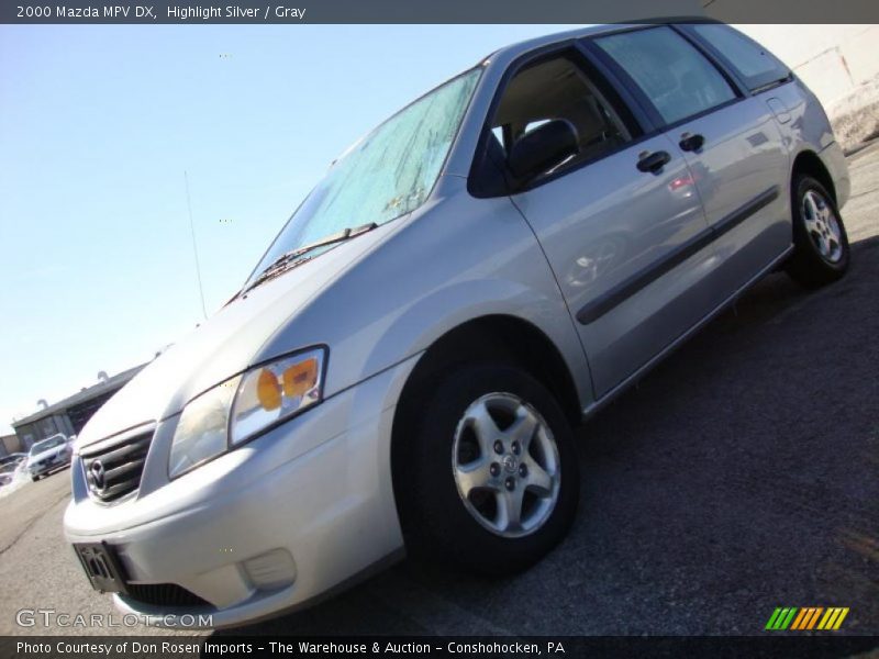 Highlight Silver / Gray 2000 Mazda MPV DX