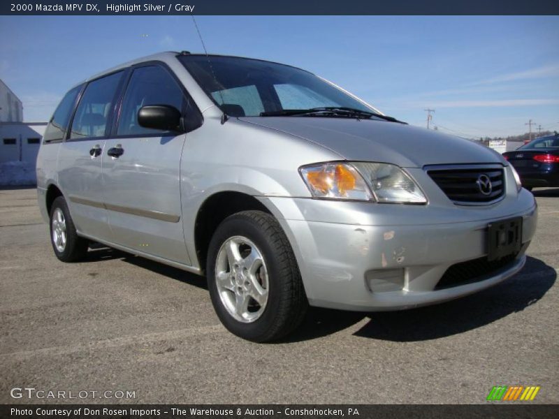 Highlight Silver / Gray 2000 Mazda MPV DX