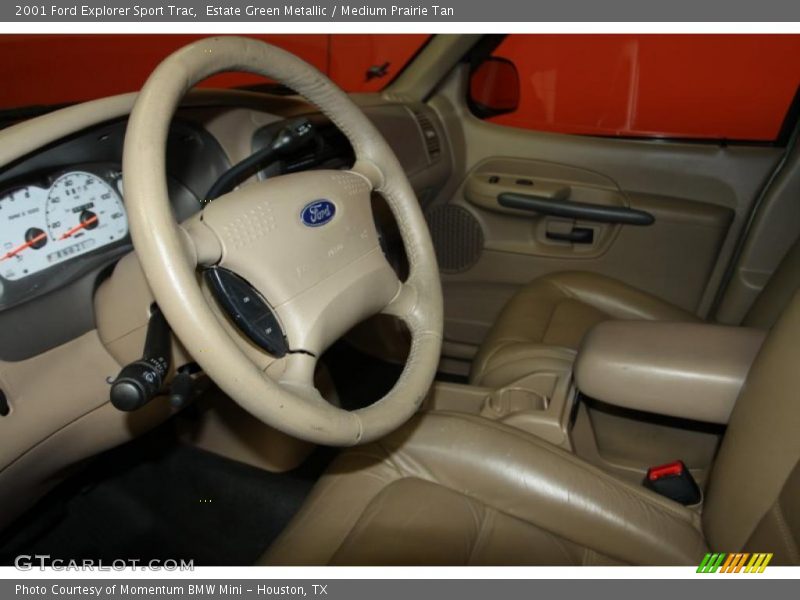 Estate Green Metallic / Medium Prairie Tan 2001 Ford Explorer Sport Trac