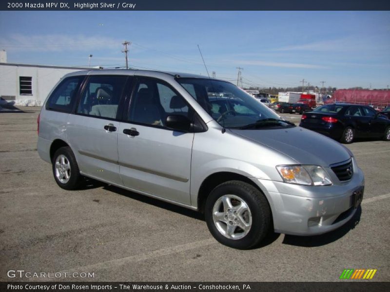 Highlight Silver / Gray 2000 Mazda MPV DX