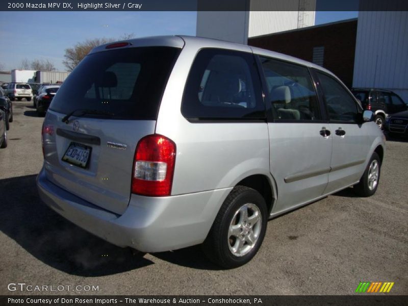 Highlight Silver / Gray 2000 Mazda MPV DX