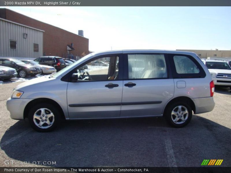 Highlight Silver / Gray 2000 Mazda MPV DX