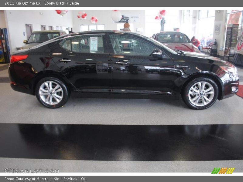 Ebony Black / Beige 2011 Kia Optima EX