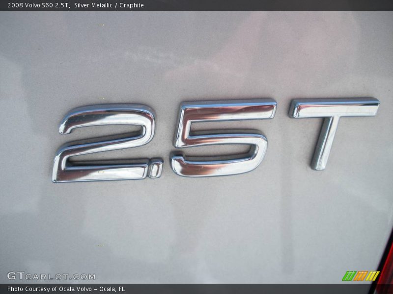 Silver Metallic / Graphite 2008 Volvo S60 2.5T