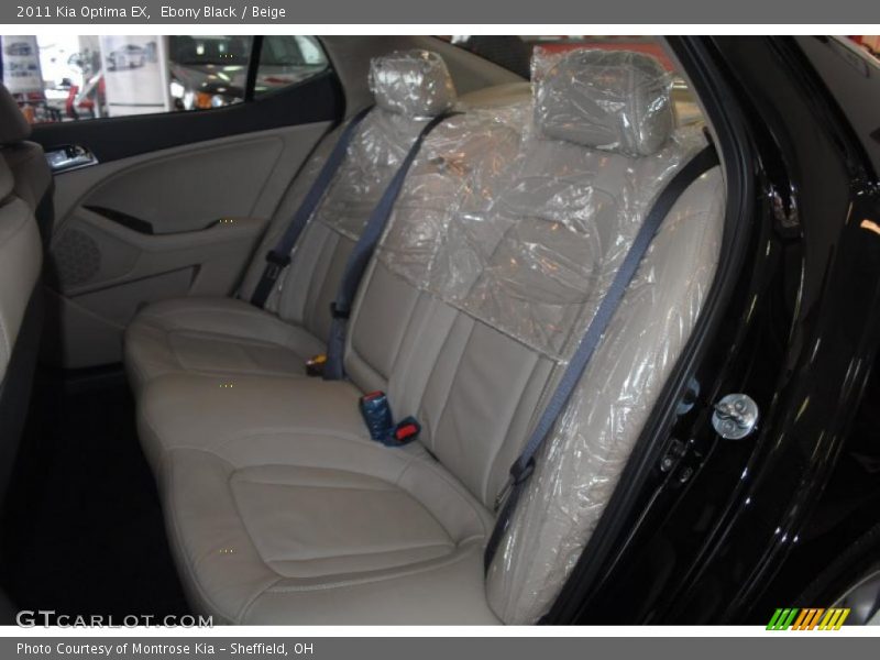 Ebony Black / Beige 2011 Kia Optima EX