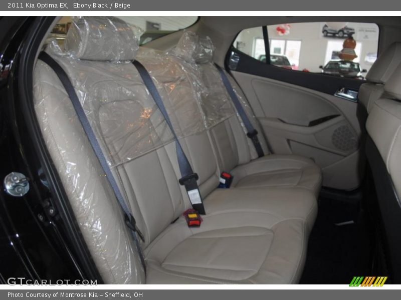 Ebony Black / Beige 2011 Kia Optima EX