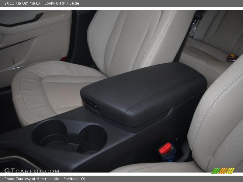 Ebony Black / Beige 2011 Kia Optima EX