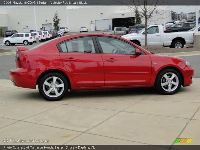 Velocity Red Mica / Black 2005 Mazda MAZDA3 i Sedan