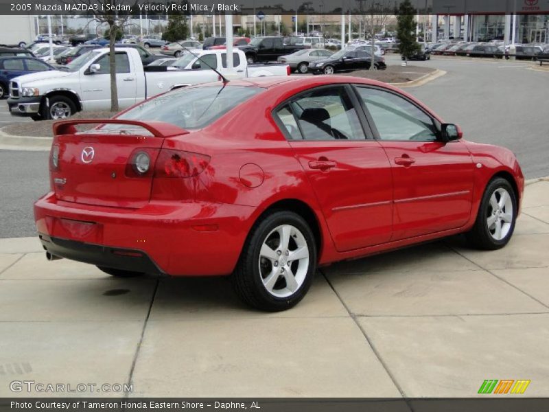 Velocity Red Mica / Black 2005 Mazda MAZDA3 i Sedan