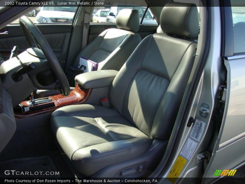 Lunar Mist Metallic / Stone 2002 Toyota Camry XLE V6