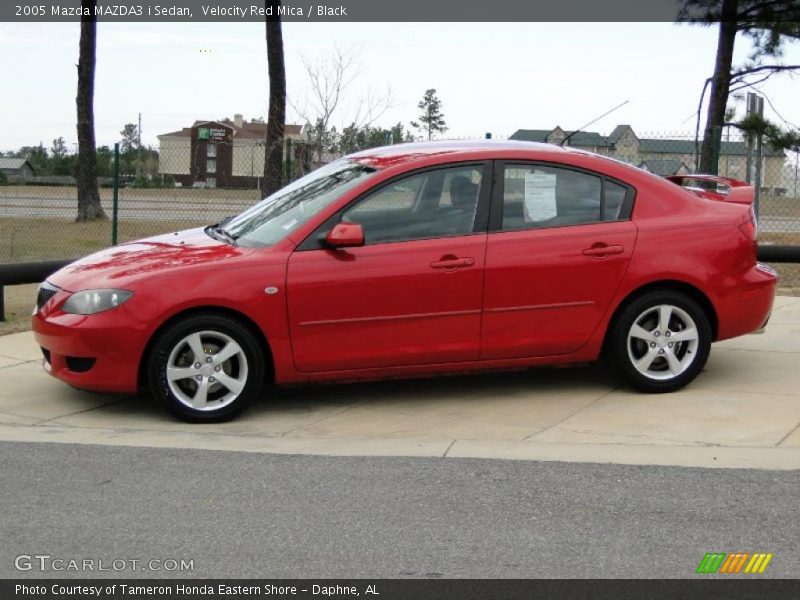 Velocity Red Mica / Black 2005 Mazda MAZDA3 i Sedan